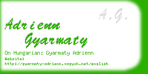 adrienn gyarmaty business card